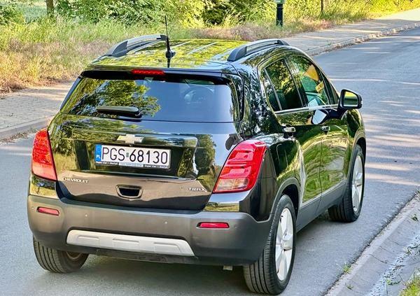 Chevrolet Trax cena 38999 przebieg: 96000, rok produkcji 2013 z Przasnysz małe 67